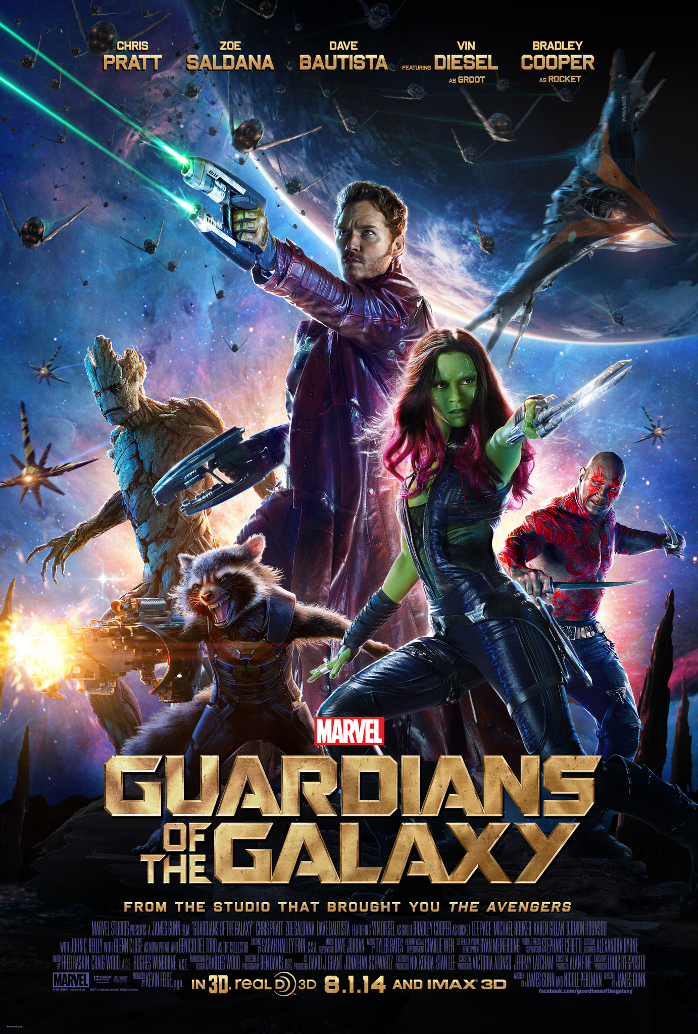دانلود فیلم Guardians of the Galaxy 2014 با دوبله فارسی و زیرنویس چسبیده