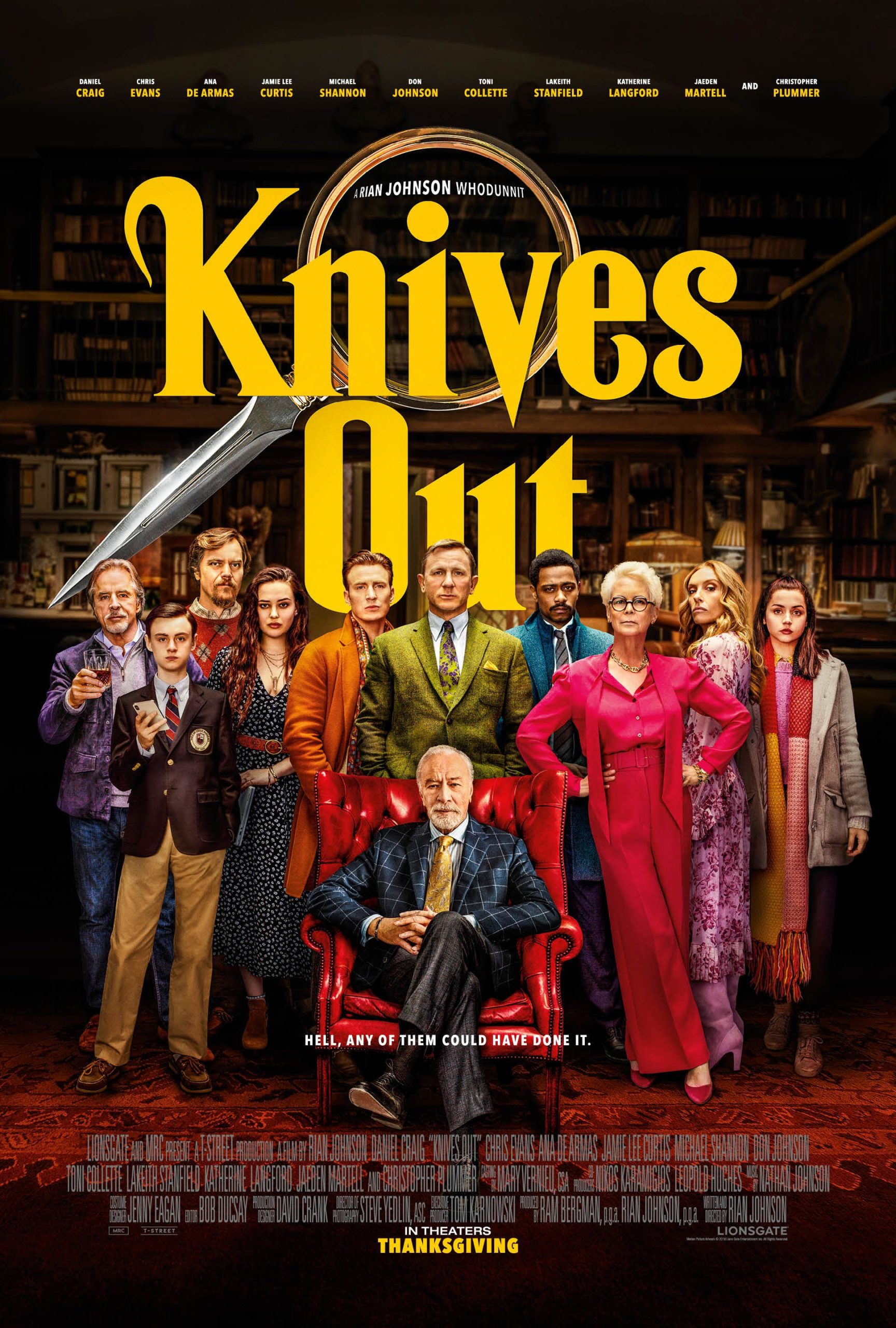 دانلود فیلم Knives Out 2019 با دوبله فارسی و زیرنویس چسبیده