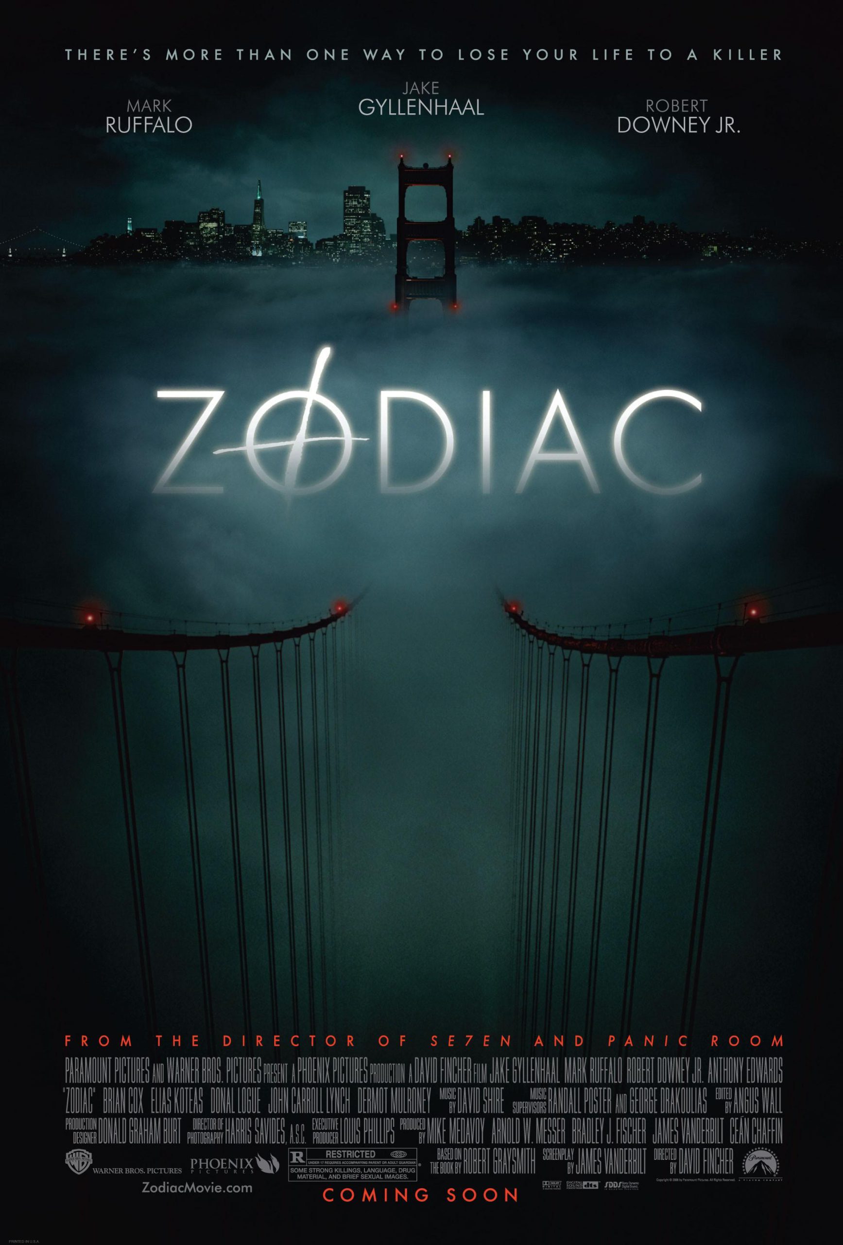 دانلود فیلم Zodiac 2007 با دوبله فارسی و زیرنویس چسبیده